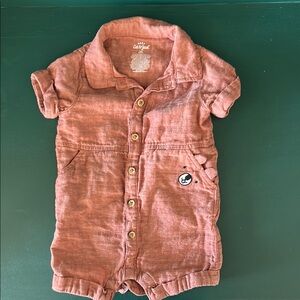 Cat & Jack Baby Romper in Rust